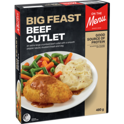 Photo of On The Menu Big Feast Beef Cutlet 480g