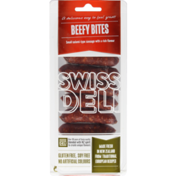 Photo of Swiss Deli Sausages Beefy Bites 10 Pack 200g