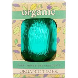 Photo of Organic Times - Dark Chcolate Easter Egg 130g