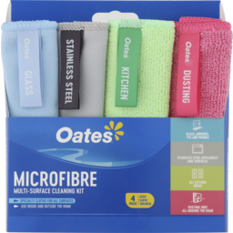 Photo of Oates Microfibre Clean Kit 4s