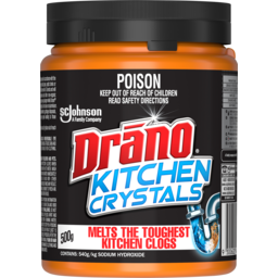 Photo of Drano Kitchen Drain Cleaner Crystals 500g