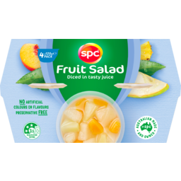 Photo of Spc Diced Fruit Salad In Juice Fruit Cups 4x120g 4.0x120g