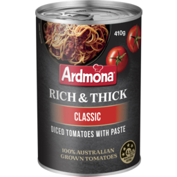 Photo of Ardmona Rich & Thick Diced Tomatoes With Paste Classic 410gm
