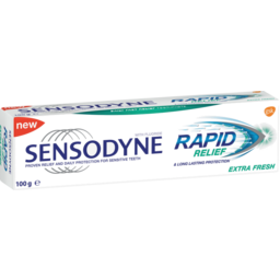 Photo of Sensodyne Rapid Relief Extra Fresh Sensitivity Toothpaste 100g 100g