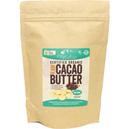 Photo of Cacao Butter Buttons Organic Raw 300gm Chef's Choice