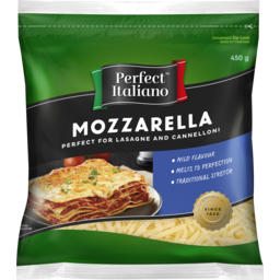 Photo of Perfect Italiano Shredded Mozzarella Cheese 450gm