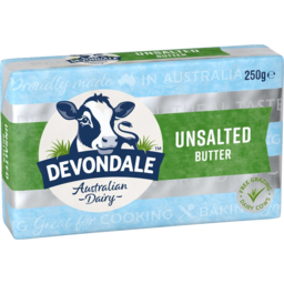 Photo of Devondale Unsalted Butter 250gm