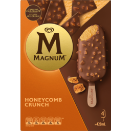 Photo of Magnum Honeycomb Crunch 4 Pack 428ml