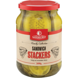 Photo of Sandhurst Sandwich Stackers Long Cut Cucumber Slices