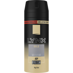 Photo of Lynx Deodorant Aerosol Gold 165ml