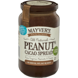 Photo of Mayver's Organic Peanut & Cacao Spread 375g
