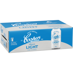 Photo of Coopers Premium Light Can 375ml 24pk