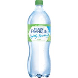 Photo of Mount Franklin Lightly Sparkling Lime Hint Of Natural Flavour Bottle