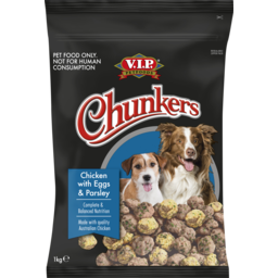 Photo of V.I.P. Chunkers Chicken with Scrambled Eggs and Parsley Chilled Pet Food
