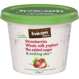 Photo of Five:Am Simply Strawberries 550g