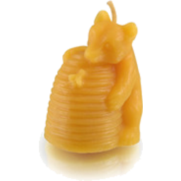 Photo of Beeswax Bear And Hive Candle