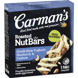 Photo of Carmans Grk Style Yog Nut Bar 5pk