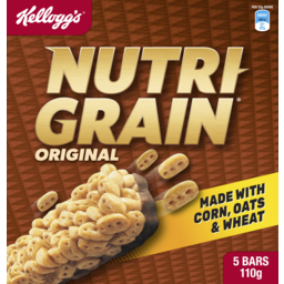 Photo of Kelloggs Nutri Grain Original Bars 5 Pack 110g