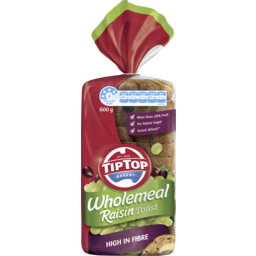 Photo of Tip Top Breakfast Toast Wholemeal With Fruit 600g