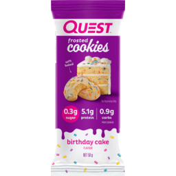 Photo of Quest Birthday Cake Frosted Cookies