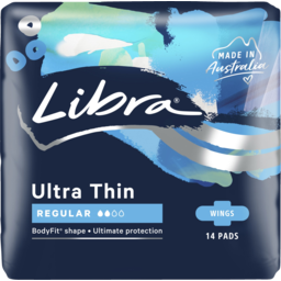 Photo of Libra Ultra Thin Regular With Wings Sanitary Pads 14 Pack