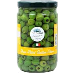 Photo of Benino Green Pitted Sicilian Olives