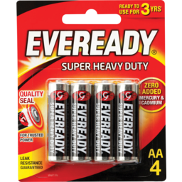 Photo of Ace Eveready Super Heavy Duty Battery AA 4 Pack