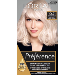 Photo of Loreal Preference Luminous Color Stockholm Very Light Pearl Blonde Single Pack