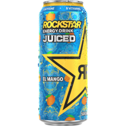 Photo of Rockstar Juiced El Mango Energy Drink Can 500ml