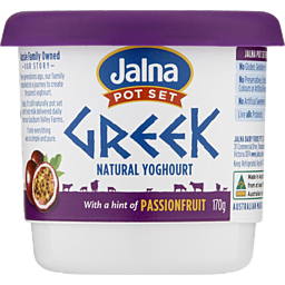 Photo of Jalna Passionfruit Greek Yoghurt 170g