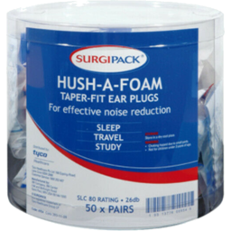 Photo of Surgipack Hush-A-Foam Ear Plug Each
