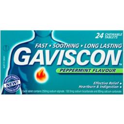 Photo of Gaviscon Tablet Pep/Mint 24s 24s