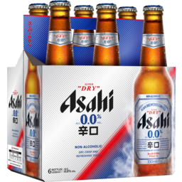 Photo of Asahi Super Dry 0.0% Alcohol 6x330ml