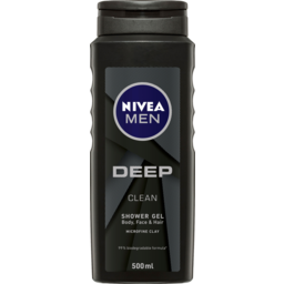 Photo of Nivea Men Shower Gel Deep Clean 500ml