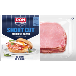 Photo of Don Short Cut Rindless Bacon 220gm