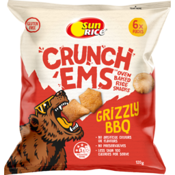 Photo of Sunrice Crunch’Ems Grizzly BBQ Kids Multipack 6 Pack