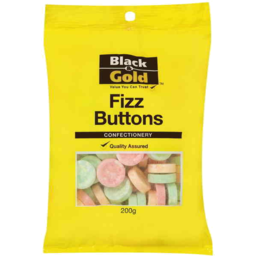 Photo of Black And Gold Fizz Buttons