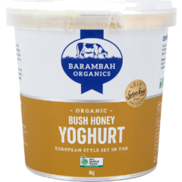 Photo of Barambah Bush Honey Organic Yoghurt 1kg