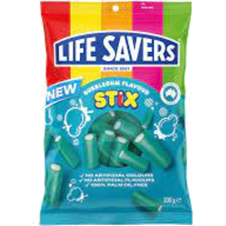 Photo of Lifesaver Stix Sherbert Fizz Bubblegum