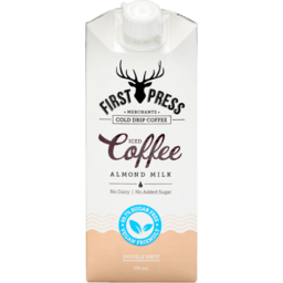 Photo of First Press Double Shot Iced Coffee Almond Milk 350ml