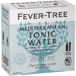 Photo of Fever-Tree Refreshingly Light Mediterranean Tonic 8x500ml