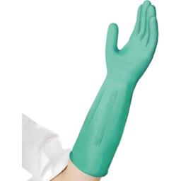 Photo of Ansell Long Cuff Gloves Medium