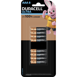 Photo of Duracell Ultra Aaa Alkaline Batteries 8 Pack 8pk