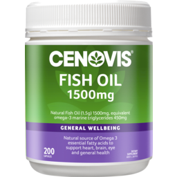 Photo of Cenovis Fish Oil 1500mg 200 X 1500mg