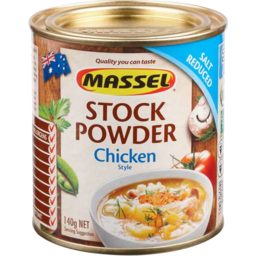 Photo of Massel Stock Powder Chicken Salt Reduced 140gm