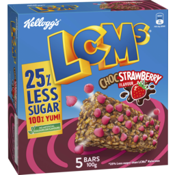 Photo of Kellogg's Lcms 25% Less Sugar* Choc Strawberry Flavour 100g (5 X 20g) 100g