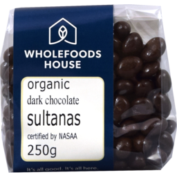Photo of Wholefoods House Chocolate Coated Sultanas Dark 250g