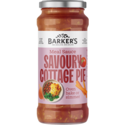 Photo of Barkers Meal Sauce Classic Savoury Cottage Pie