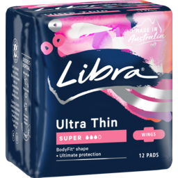 Photo of Libra Ultra Thins Pads Super Wings 12