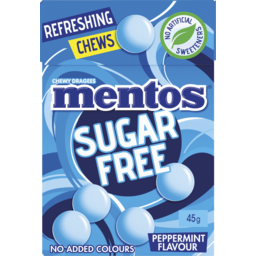 Photo of Mentos Sugar Free Peppermint Chews 45g